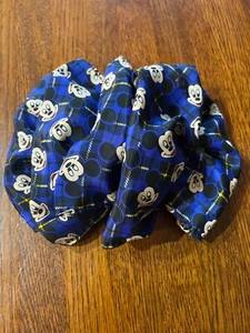 vintage 1990s Disney Unlimited Mickey Mouse plaid hair bow barrette - Picture 1 of 5