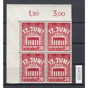 Berlín 1953, Mich.-Nr.: 111 ** Esquina 4er.-Bloque - Imagen 1 de 2