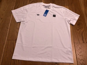 ADIDAS ORIGINALS NTS (RADIO) LOGO TEE 2024 MEN'S WHITE S/S T-SHIRT LARGE BNWT - Picture 1 of 19