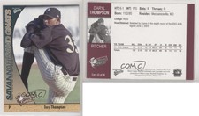2004 MultiAd Sports Savannah Sand Gnats Daryl Thompson #23