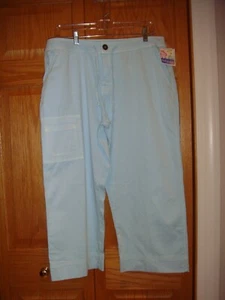 FRESH PRODUCE Pants M Skye Sateen Clamdiggers  - Picture 1 of 9