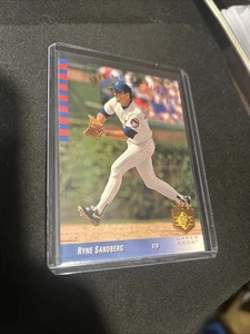SP 1993 cubierta superior Ryne Sandberg #17 Chicago Cubs limpio - Imagen 1 de 2