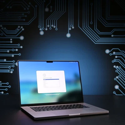 Apple Macbook Pro 16" (2021) // M1 Pro (10C CPU, 16C GPU), 16 GB RAM, 512 GB SSD - Bild 1 von 4