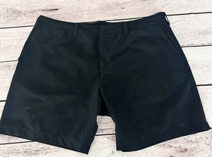 Pantalones Cortos American Giant Para Hombre 38 Negros 7” Entrepierna Nylon Spandex Elastizados Hechos en EE. UU. - Imagen 1 de 8