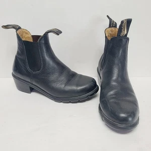 Blundstone Women's Chelsea Boots Black Leather Pull On Sz US 6.5 / UK 3.5 - Picture 1 of 13