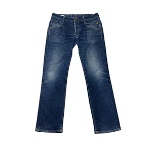 RD Rough Denim 51201C Distressed Blue Denim Jeans Reg.54201-1175RD Men's 34 X 30 - Picture 1 of 23