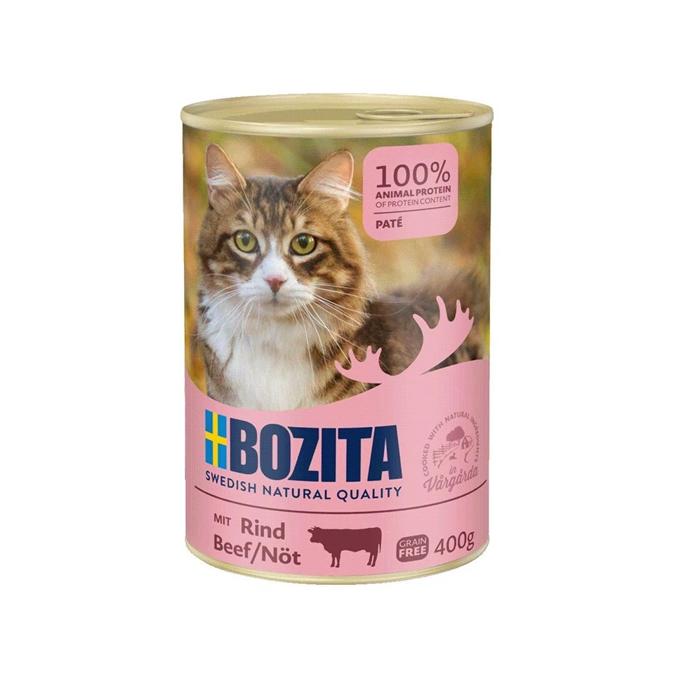 7300330657114 BOZITA Rinderpastete - Nassfutter für Katzen - 400g BOZITA - Bild 1 von 1