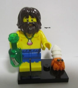 Lego 71029 Minifig Figurine Série 21 Shipwreck Survivor Naufragé socle fiche Bag - Imagen 1 de 2