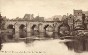 Postcard Elvet Bridge and Old Chantry Chapel Durham - Picture 1 of 2