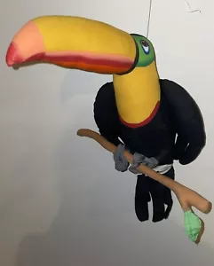 Angelitos Stuffed Hanging Tropical Toucan Vintage 1982 El Salvador 15” Bird - Picture 1 of 12
