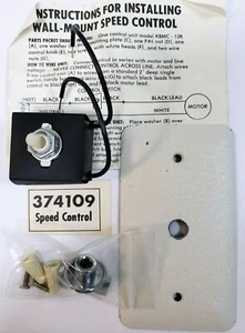 Vintage AIRMASTER Wall Mount SPEED CONTROL 374109 - Picture 1 of 7