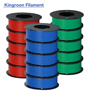 10KG 3D Printer Filament Matte PLA PETG High Speed 1.75 mm Bundles 1KG Roll Gray - Bild 1 von 57