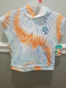 GARANIMALS TODDLER GIRL'S SLEEVELESS TIE-DYE SWEATSHIRT SIZE 2T NEW WITH TAGS - Picture 1 of 9