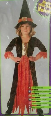 Disfraz de bruja gótica infantil Halloween Foto 1 de 2