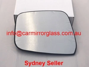 LEFT PASSENGER SIDE MIRROR GLASS FOR NISSAN NAVARA D40 2007-2015(SPAIN,W BLINKER - Picture 1 of 2