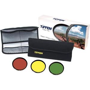 Tiffen Black  White Filter Kit (Yellow, Red, Green and Pouch), #77BWFK
