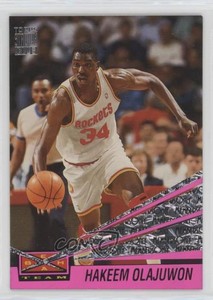 1993-94 Topps Stadium Club Beam Team Members Only Hakeem Olajuwon #12 HOF