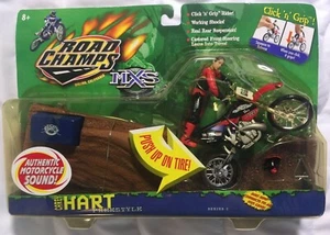 MXS Road Champs Carey Hart Freestyle Motocross Figure Honda CR250 Supercross NEW - Picture 1 of 12