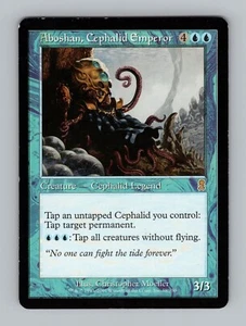 Aboshan, Cephalid Emporer - Odyssey - Rare - Blue - MP - Magic The Gathering MTG - Picture 1 of 2