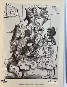 Pablo Picasso - Night And Paige Boy - Hand Tipped 1954 plate print - Signed - Picture 1 of 4