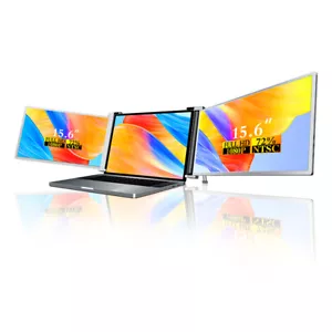 15.6 inch Laptop Screen Extender FHD 1080P Triple Portable Dual Screen Monitor - Picture 1 of 13
