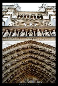CATEDRAL DE NOTRE DAME *IMÁN NEVERA 2X3* IGLESIA DE PARÍS FRANCIA ICONO CATÓLICO SENO - Imagen 1 de 2