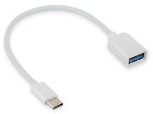 Adattatore da USB tipo C a OTG per Samsung Galaxy S20 Ultra 5G USB-On-The-Go bianco