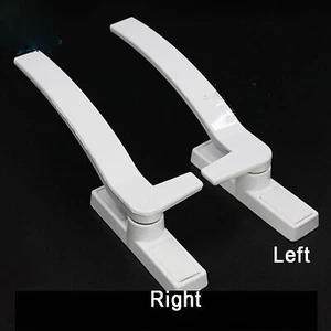 White Security Lock UPVC Window Handle Locking Latch Catch Lock Baby Safety - Picture 1 of 7