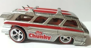 Hot Wheels Pop Culture Chunky Custom Chevy  Greenbrier Sports Wagon Real Riders - Picture 1 of 10