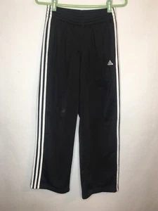 Adidas Sweatpants Men S Black Straight Pull On Pockets Cotton Blend - Picture 1 of 6