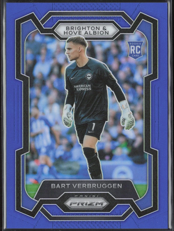 Bart Verbruggen RC Rookie 2023-24 Prizm Premier League Blue #102 /299 Brighton - Image 1 of 2
