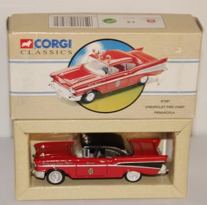 Boxed CORGI classics Chevrolet Fire Chief Pensacola. MINT - Picture 1 of 9