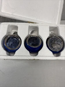 The Bradford Editions Call Of The Wilderness Wolf 3 Ornament Set - Bild 1 von 13