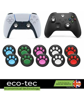 2x Cat Paw Silicone Thumbstick Cover Grips for PS5 PS4 PS3 Xbox One Series X | S - Picture 1 of 10