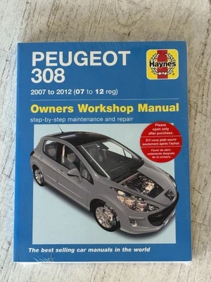 NEW - Haynes Manual 5561 - Peugeot 308, 2007 to 2012 - Image 1 of 2