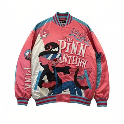 Chaqueta de satén HeadGear Classics para hombre rosa pantera talla 6XL NUEVA CON ETIQUETAS Foto 1 de 4