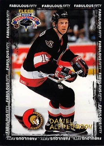 1996-97 Fleer Picks Fabulous 50 #1 Daniel Alfredsson - Picture 1 of 2