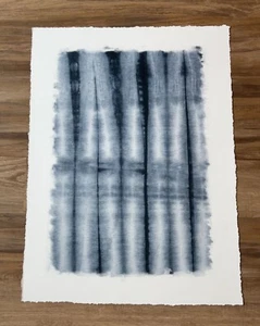 Pottery Barn Indigo Textile Print (not framed) - Picture 1 of 6