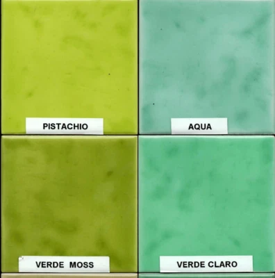 Colourful 10cm / 4 inch kitchen or bathroom wall tiles SAMPLE ONLY - Image 1 of 4