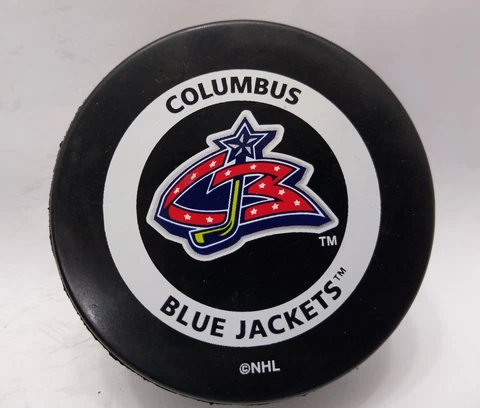 1999- 2000 Columbus Blue Jackets 1ST YEAR Season Official NHL Hockey GAME PUCK Cover