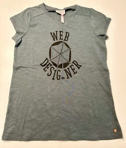 Matilda Jane Web Designer Graphic Tee Size 14 - Picture 1 of 4