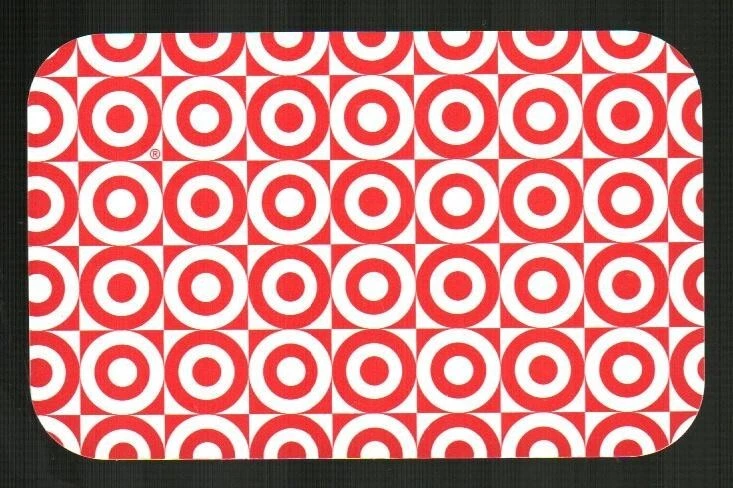 TARGET Rows of Target Logos ( 2004 ) Gift Card ( $0 ) RARE - Image 1 of 1