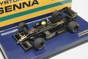1:43 MINICHAMPS 540864312 Lotus Renault 98T 1986 #12 A.Senna model car - Picture 1 of 5
