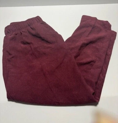 Женские вельветовые бордовые брюки Just My Size 1XP - Изображение 1 из 2