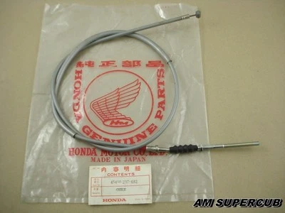 NOS Honda CD175 CA175 SS125 FRONT BRAKE CABLE // P/N 45450-237-682 GENUINE - Imagem 1 de 4