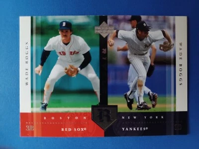 2004 UPPER DECK RIVALS WADE BOGGS#30 RED SOX VS YANKEES - Image 1 of 2