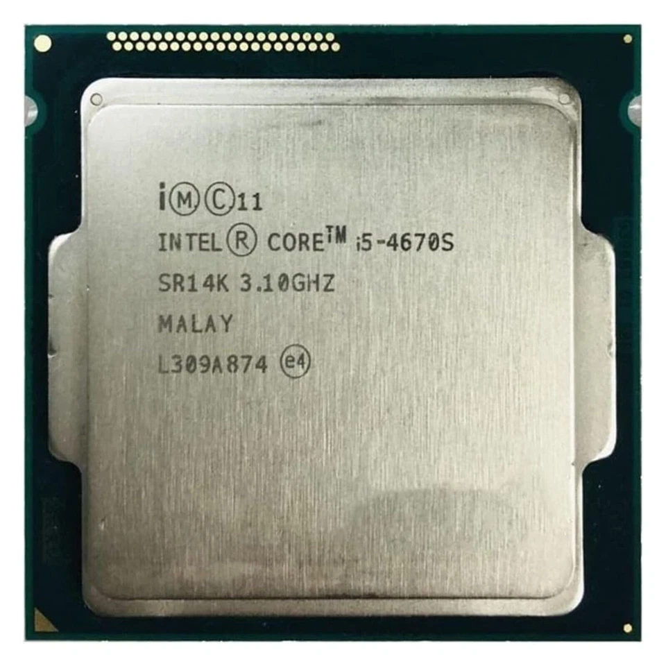 Intel Core i5-4670s Processor 4-Cores 4-Threads 3.10GHz LGA1150 SR14K CPU - Image 1 of 3