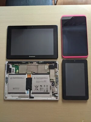 JOBLOT 4×TABLETS UNTESTED FOR PARTS - Image 1 of 2