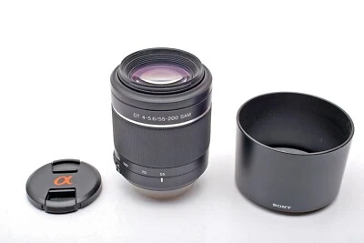 Sony 55-200mm f4-5.6 SAM DT Lens ( SAL55200-2 ) 55-200/4-5.6+A-Mount Zoom+MINTy - Image 1 of 4