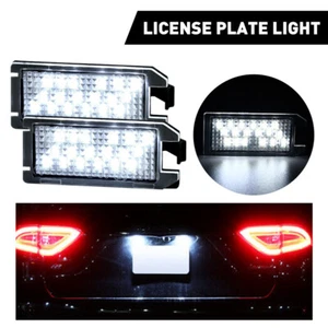 2x LED License Plate Light Tag Lamp Assembly Replacement for 2013-2019 Fiat 500 - Picture 1 of 15